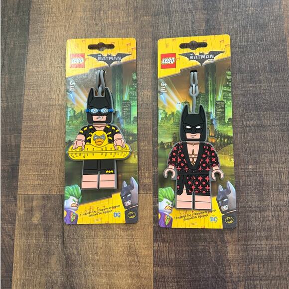 LEGO Batman Movie Luggage Tags – Set of 2 (New on Card) - Picture 7 of 7